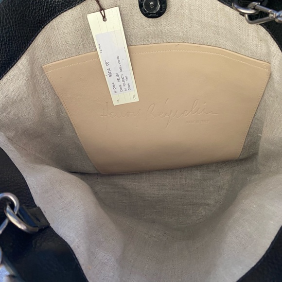 Henry Beguelin Gerla L Handle Bag Nero - Picture 12 of 16